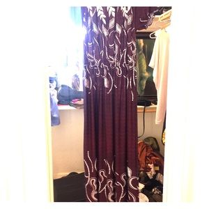 Long off the shoulder dress